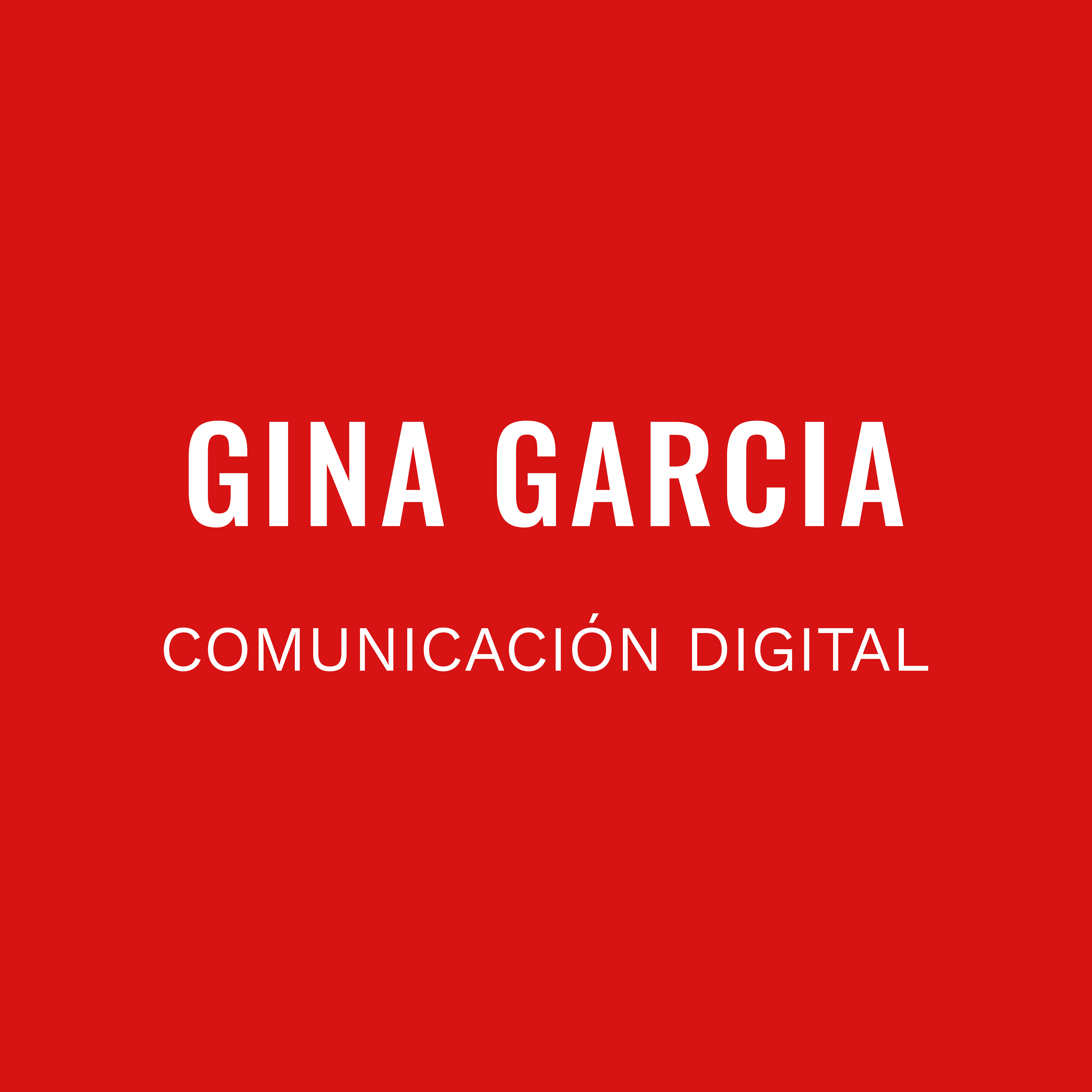 Gina Garcia. Comunicació Digital. logo